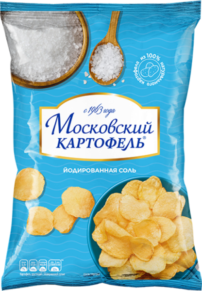 Московский картофель Соль 60г*12
